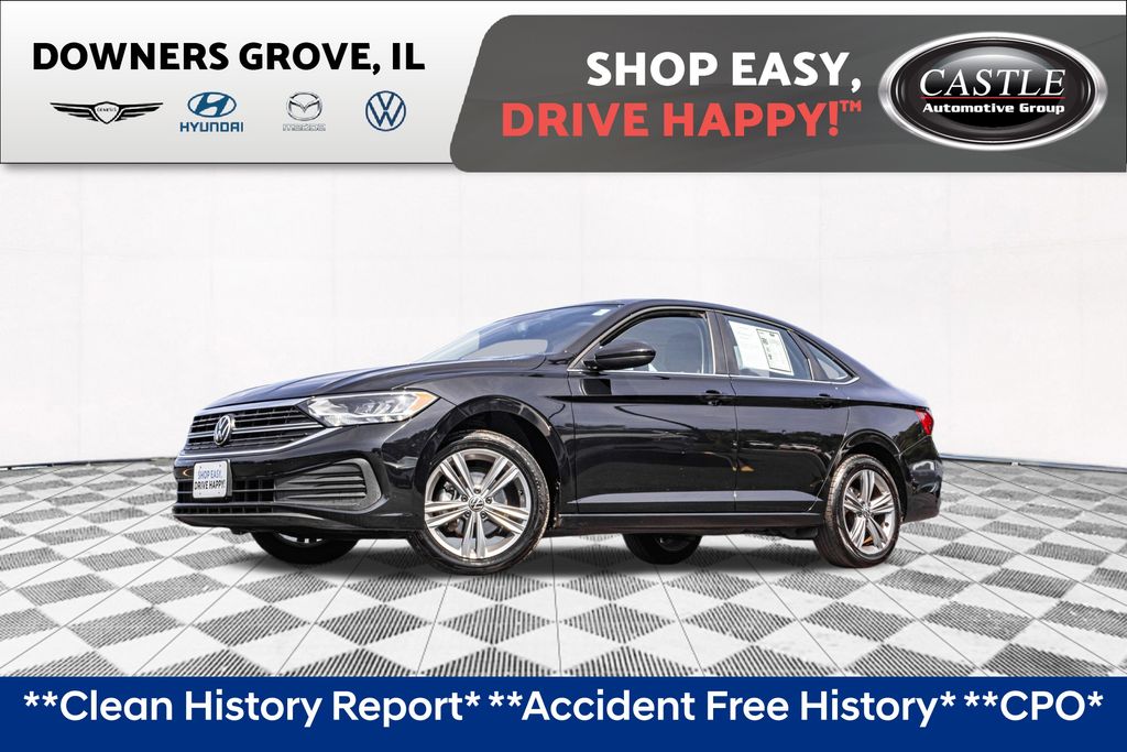 Black 2024 Volkswagen Jetta Sedan Front-Wheel Drive 8-Speed Automatic