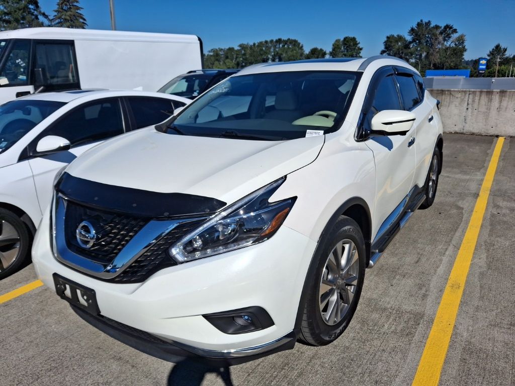 White 2018 Nissan Murano SUV / Crossover All-Wheel Drive Continuously Variable Transmission