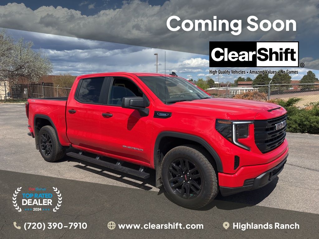 Cardinal Red 2025 GMC Sierra 1500 Pro Crew Cab 4WD Pickup Truck Four-Wheel Drive 8-Speed Automatic