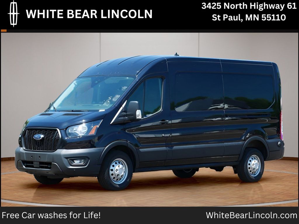 Black Metallic 2024 Ford Transit Cargo Van All-Wheel Drive