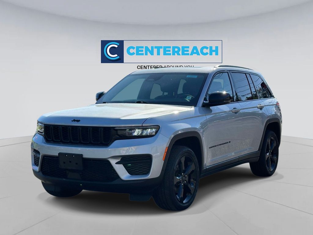Silver 2025 Jeep Grand Cherokee SUV / Crossover Four-Wheel Drive 8-Speed Automatic
