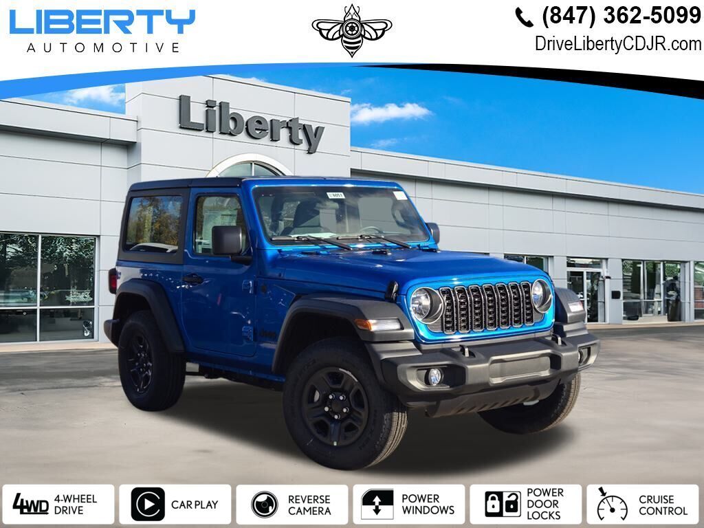 Hydro Blue Pearl Coat 2026 Jeep Wrangler SUV / Crossover Four-Wheel Drive 8-Speed Automatic