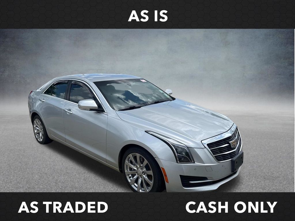 Radiant Silver Metallic 2018 Cadillac ATS Sedan All-Wheel Drive 8-Speed Automatic