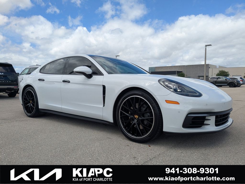 Carrara White Metallic 2018 Porsche Panamera 4S AWD Sedan All-Wheel Drive 8-Speed Automatic