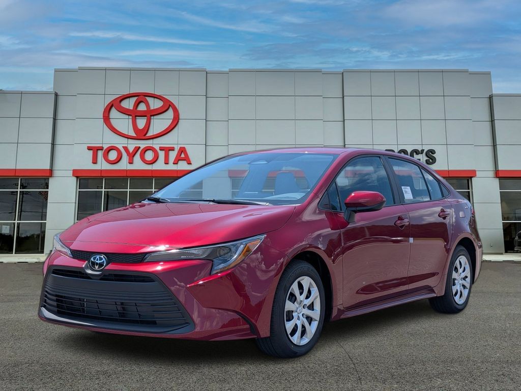 Red (Ruby) 2026 Toyota Corolla Sedan Front-Wheel Drive Continuously Variable Transmission