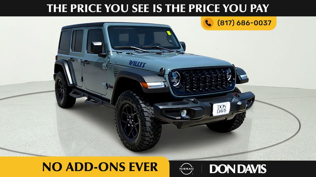 Anvil Clear Coat 2025 Jeep Wrangler SUV / Crossover Four-Wheel Drive 8-Speed Automatic