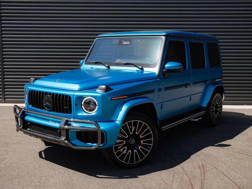 MANUFAKTUR Hyper Blue Magno 2025 Mercedes-Benz G-Class AMG G 63 4MATIC SUV / Crossover All-Wheel Drive 9-Speed Automatic