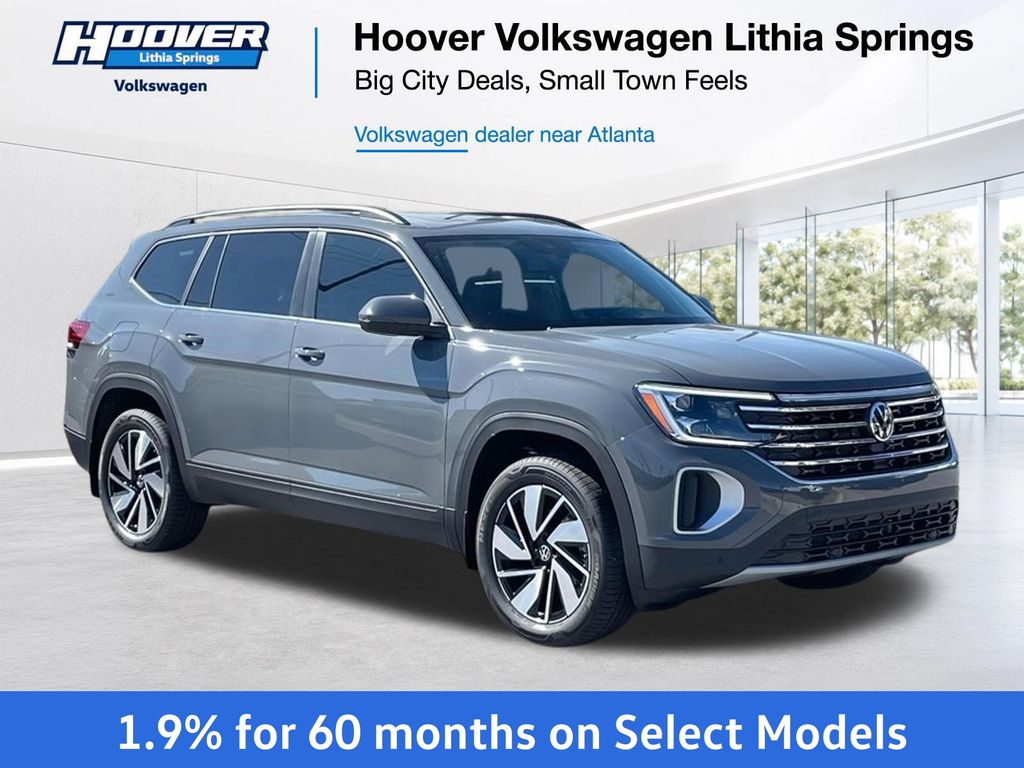 Pure Gray 2026 Volkswagen Atlas SUV / Crossover Front-Wheel Drive 8-Speed Automatic