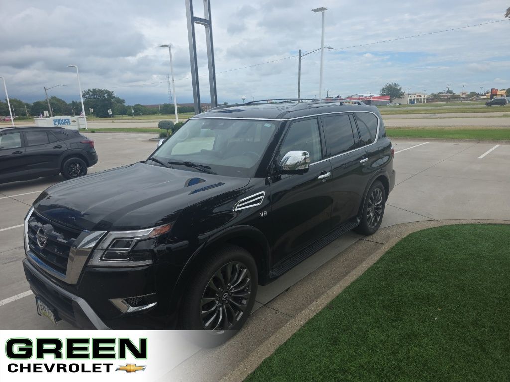 Super Black 2022 Nissan Armada SUV / Crossover Four-Wheel Drive 7-Speed Automatic