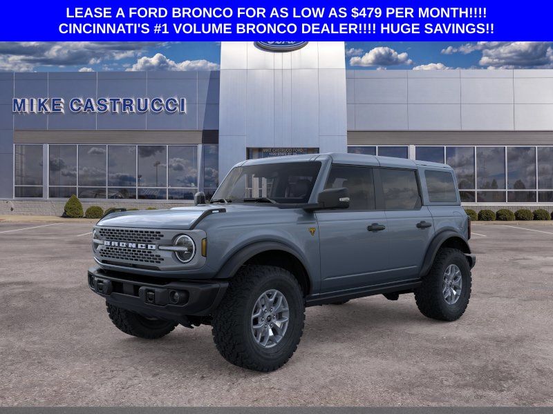 Blue (Azure Gray Metallic Tri-Coat) 2025 Ford Bronco SUV / Crossover Four-Wheel Drive Automatic