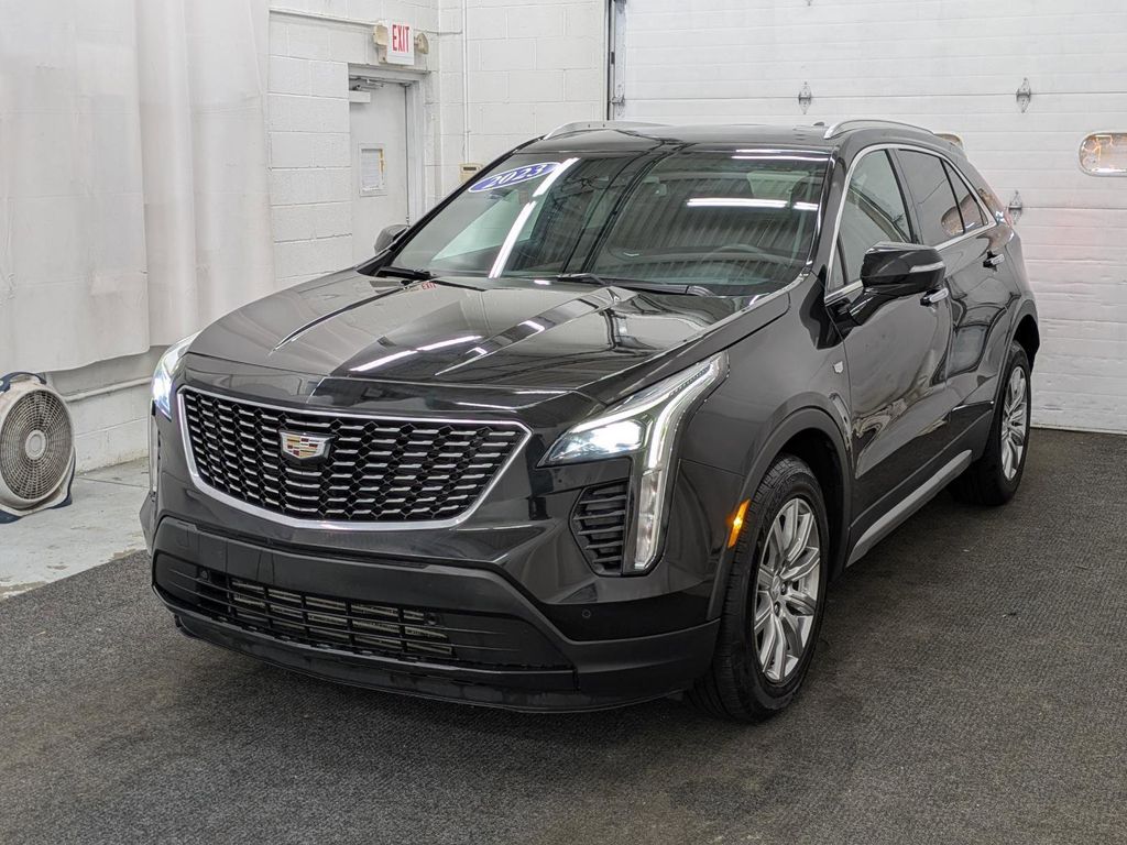 Stellar Black Metallic 2023 Cadillac XT4 Premium Luxury AWD SUV / Crossover Four-Wheel Drive 9-Speed Automatic