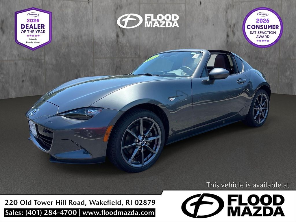 Machine Gray Metallic 2019 Mazda MX-5 Miata Convertible Rear-Wheel Drive 6-Speed Automatic
