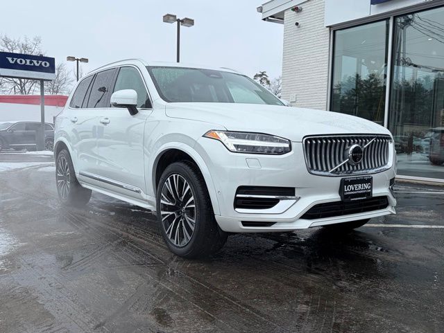 Crystal White 2024 Volvo XC90 Recharge T8 Plus Bright Theme 7-Passenger eAWD SUV / Crossover All-Wheel Drive Automatic