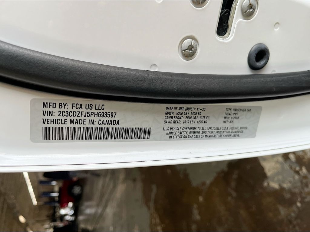 Used 2023 White Dodge R/T Scat Pack image 32