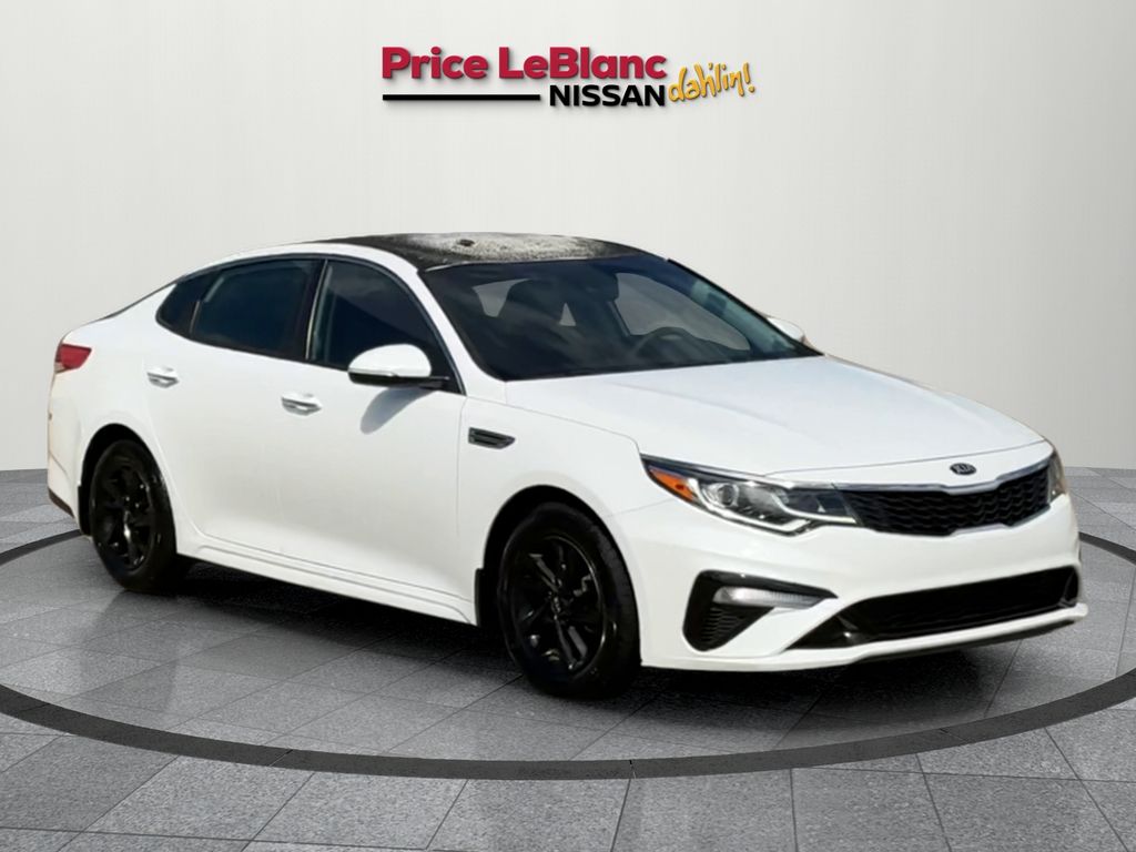 2020 Kia Optima LX White at Joe Myers Mazda Kia