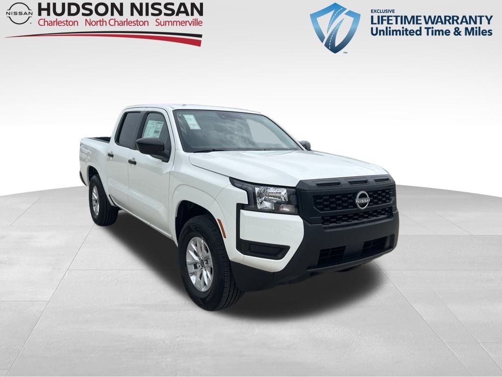 2025 Glacier White Nissan Frontier S Truck