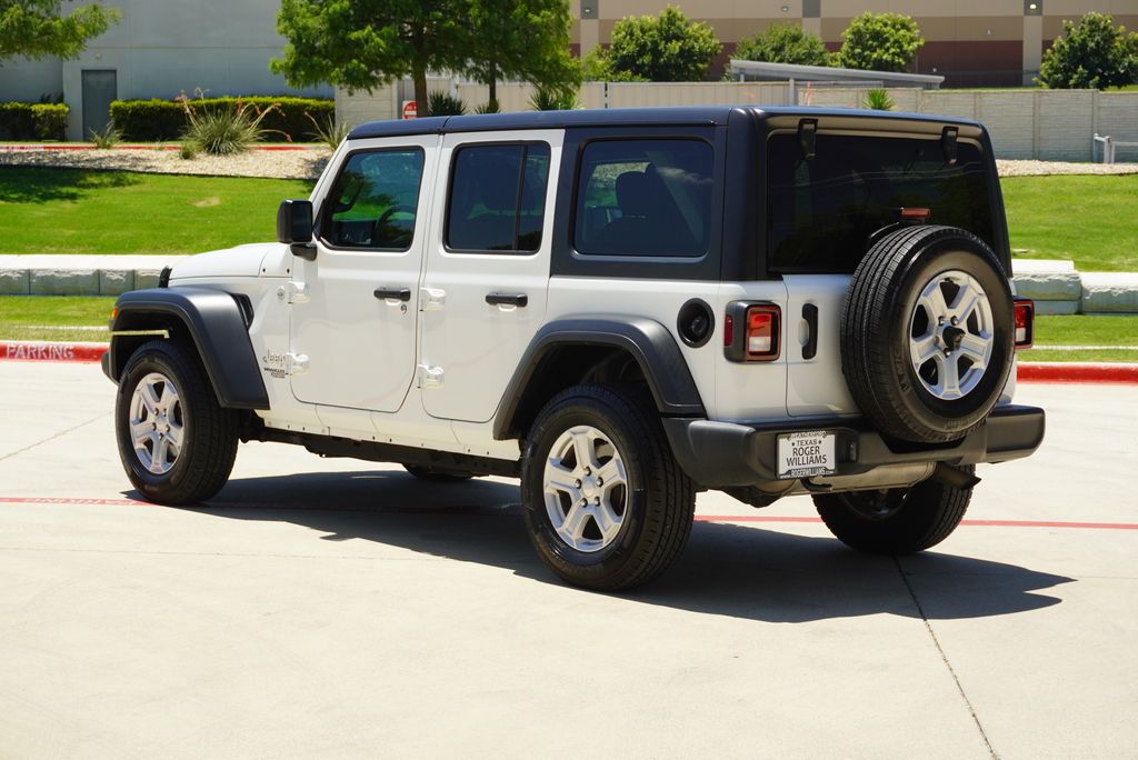 Used Car 2021 Jeep Wrangler  Unlimited Sport S For Sale Under $25,000 In Weatherford, Texas