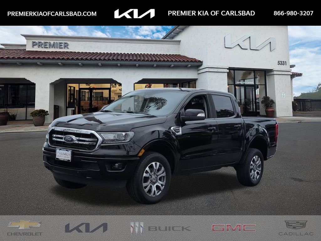 Shadow Black 2020 Ford Ranger Lariat SuperCrew RWD Pickup Truck 4X2 Automatic