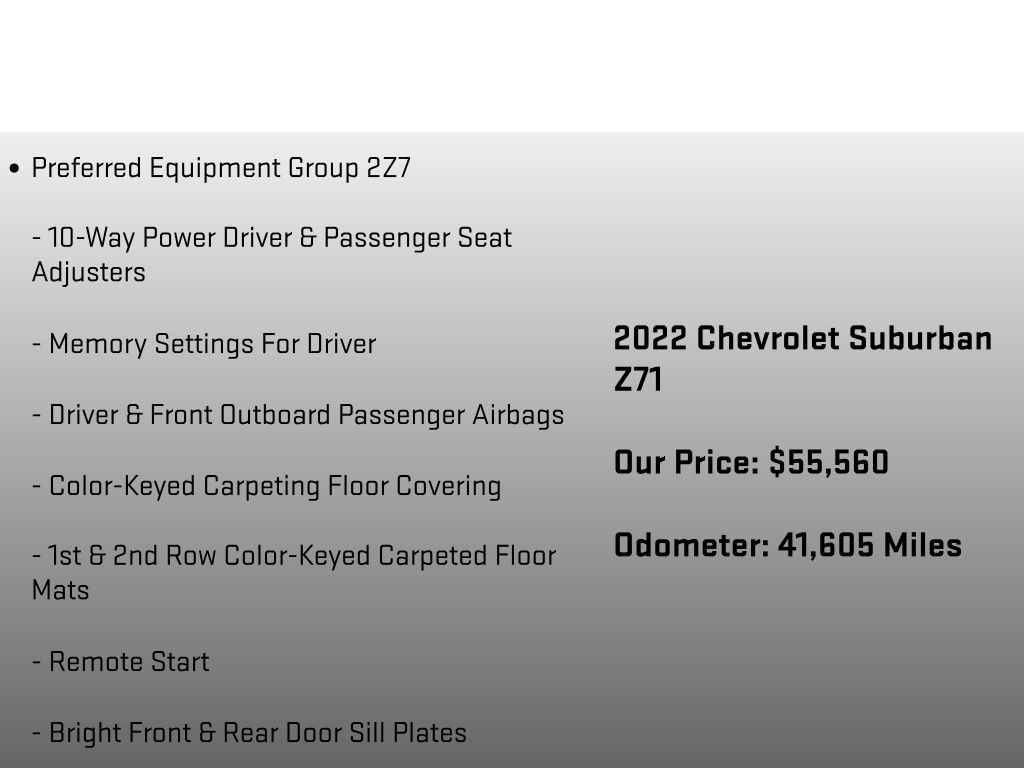 2022 Chevrolet Suburban Z71 Red at Carlisle Cadillac Buick GMC