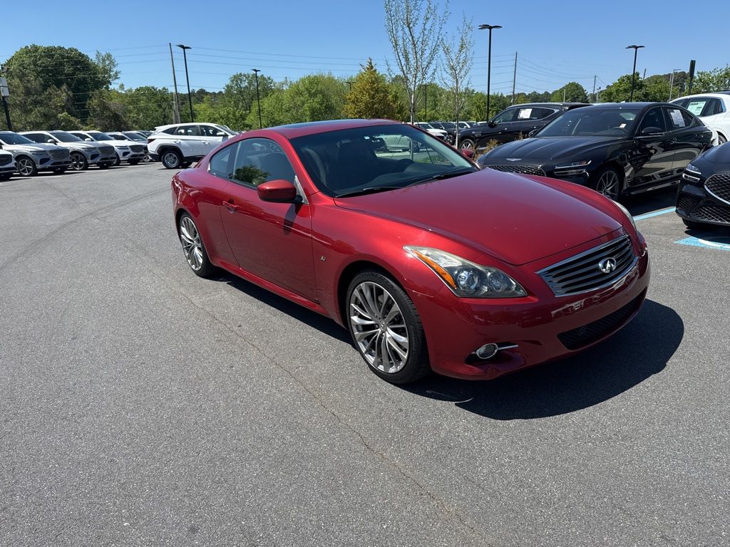Red (Venetian Ruby) 2014 INFINITI Q60 Premium Coupe RWD Coupe 7-Speed Automatic