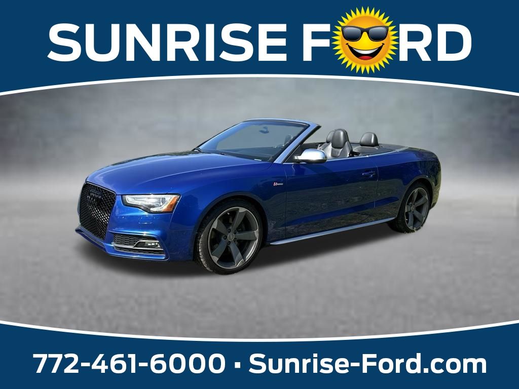 Blue Pearl 2017 Audi S5 Convertible All-Wheel Drive 7-Speed Automatic