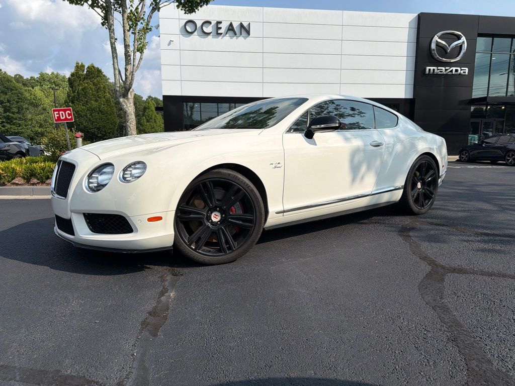 Glacier White 2014 Bentley Continental GT Coupe All-Wheel Drive 8-Speed Automatic