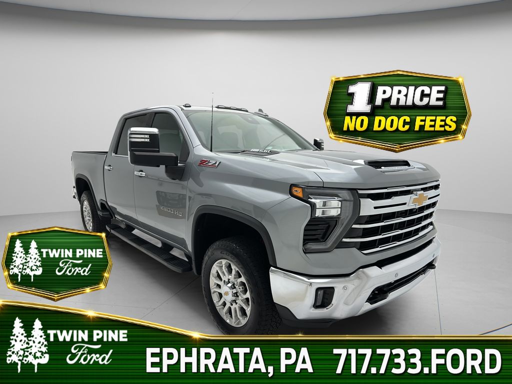 Sterling Gray Metallic 2025 Chevrolet Silverado 2500HD Pickup Truck Four-Wheel Drive Automatic