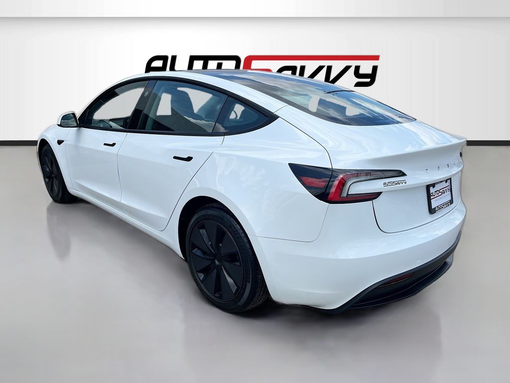 2025 Tesla Model 3 Long Range White at Classic Chevrolet Galveston