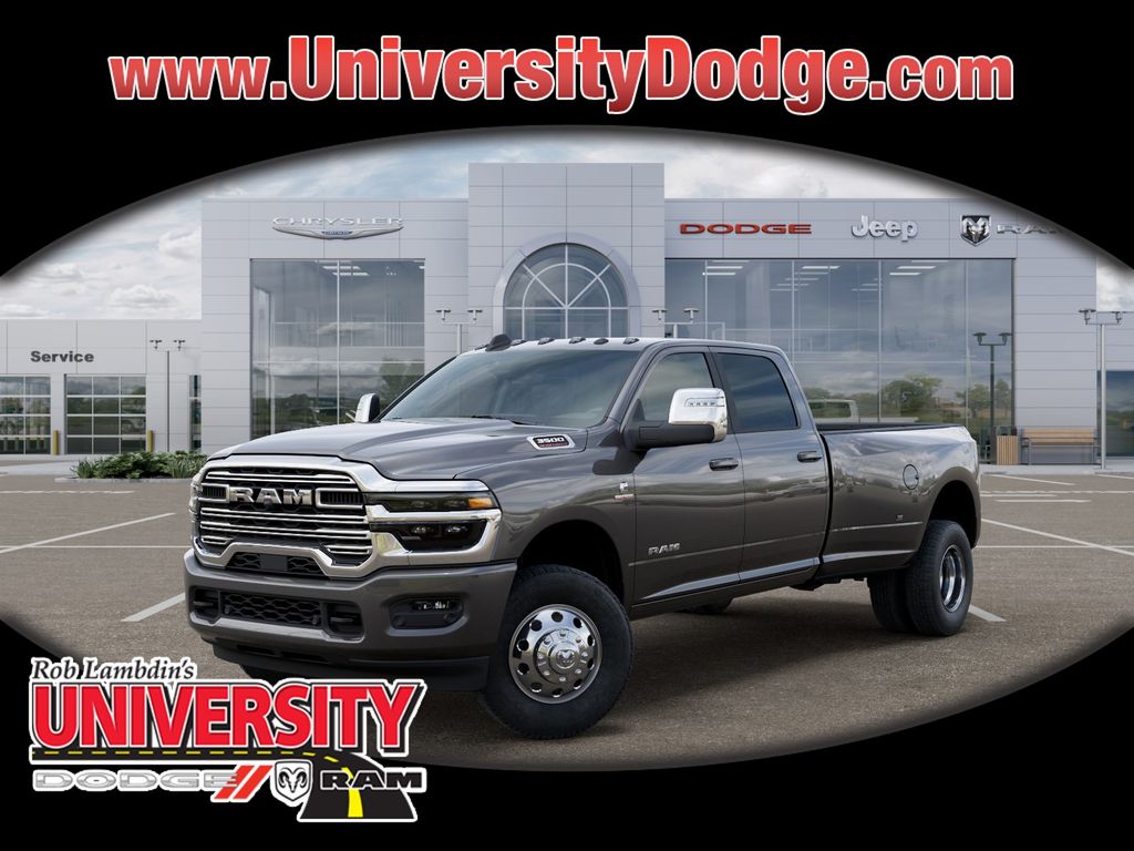 Gray (Granite Crystal Metallic Clearcoat) 2026 RAM 3500 Pickup Truck Four-Wheel Drive 8-Speed Automatic