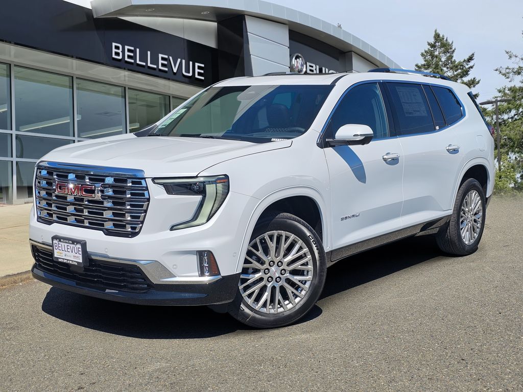 Glacier White Tricoat 2026 GMC Acadia SUV / Crossover Four-Wheel Drive 8-Speed Automatic