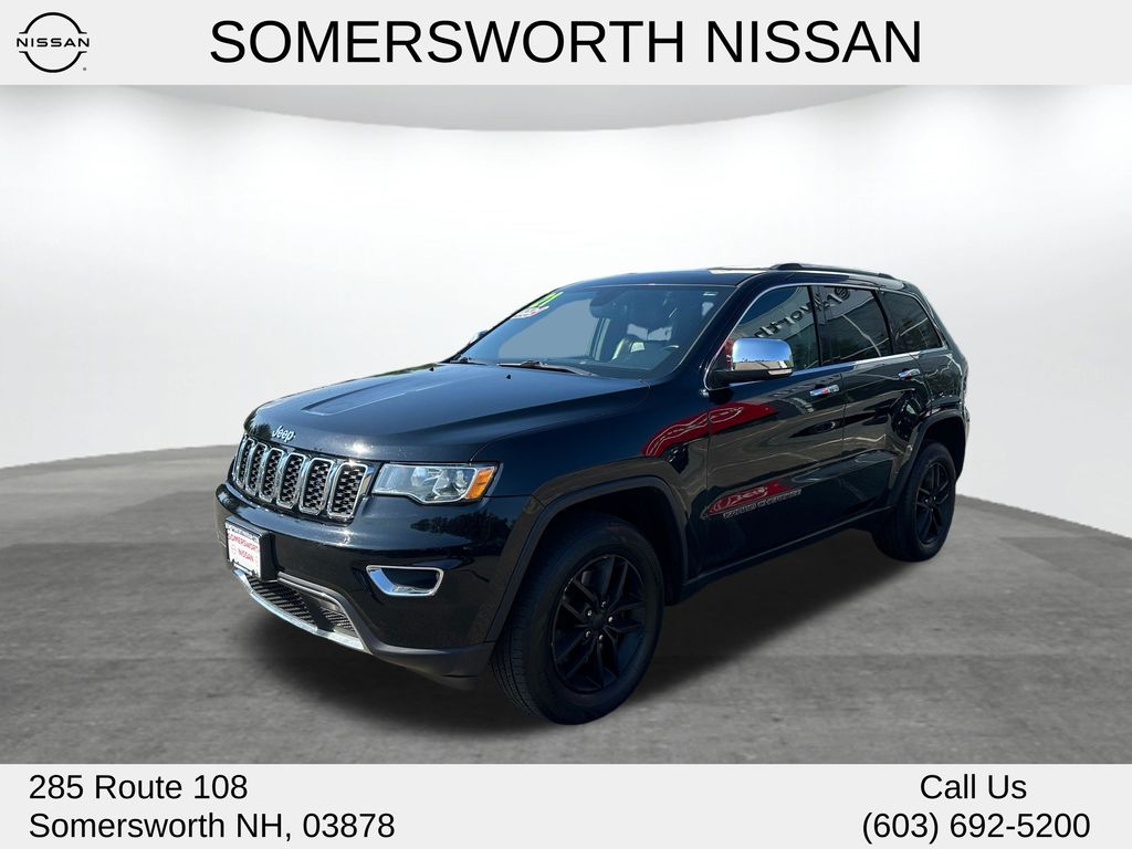 Diamond Black Crystal Pearlcoat 2021 Jeep Grand Cherokee SUV / Crossover Four-Wheel Drive 8-Speed Automatic