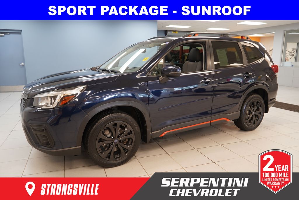 Dark Blue Pearl 2019 Subaru Forester 2.5i Sport AWD SUV / Crossover All-Wheel Drive Continuously Variable Transmission