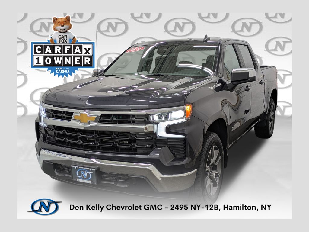Dark Ash Metallic 2024 Chevrolet Silverado 1500 Pickup Truck Four-Wheel Drive 8-Speed Automatic