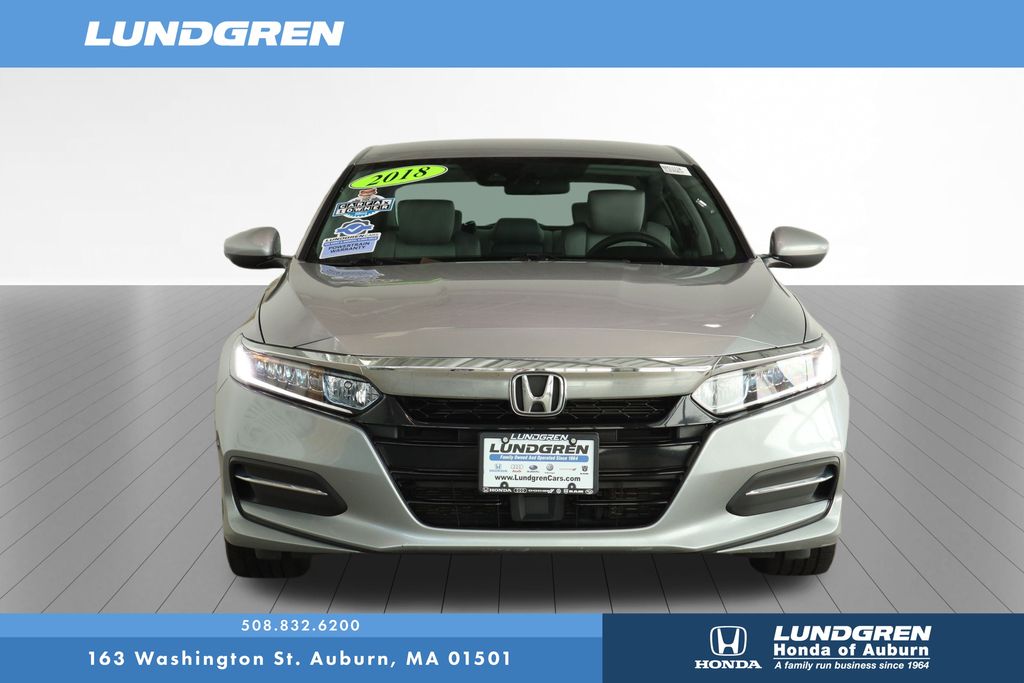 Certified 2018 Honda Accord Hybrid with VIN 1HGCV3F12JA002474 for sale in Auburn, MA