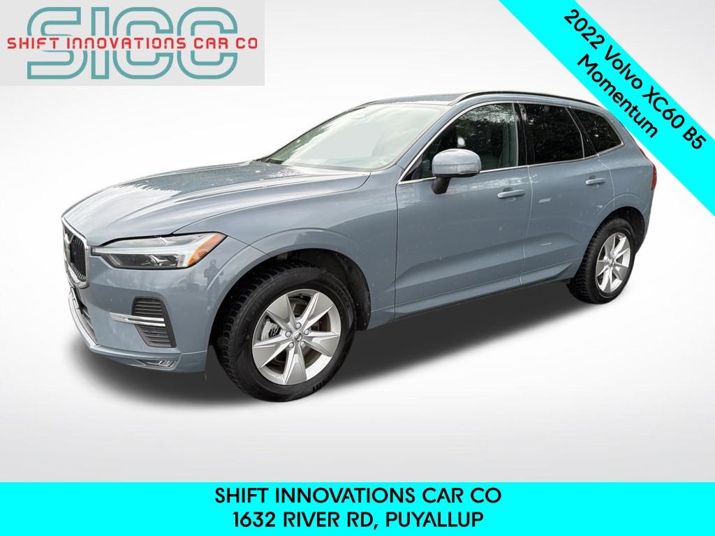 Gray 2022 Volvo XC60 B5 Momentum AWD SUV / Crossover All-Wheel Drive Automatic