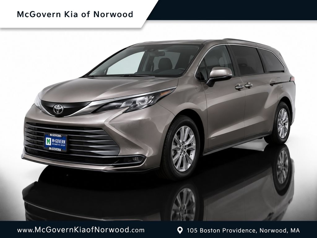 Predawn Gray Mica 2024 Toyota Sienna Minivan Front-Wheel Drive Continuously Variable Transmission