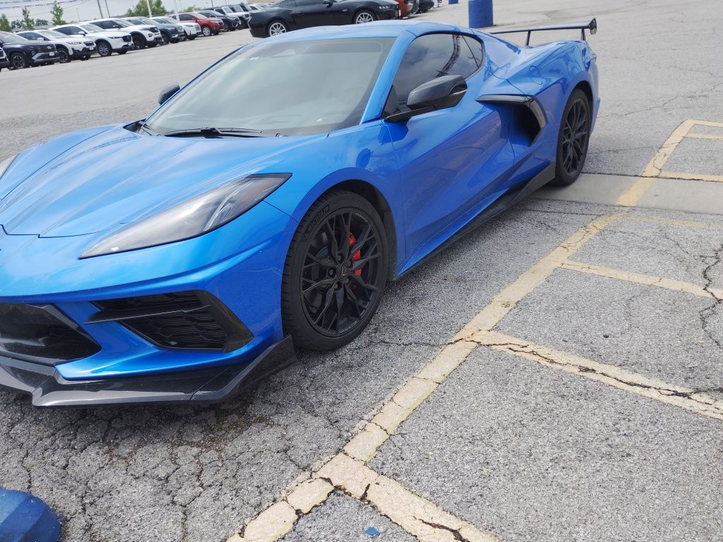 Riptide Blue 2025 Chevrolet Corvette Stingray 2LT Coupe RWD Coupe Rear-Wheel Drive 8-Speed Dual Clutch