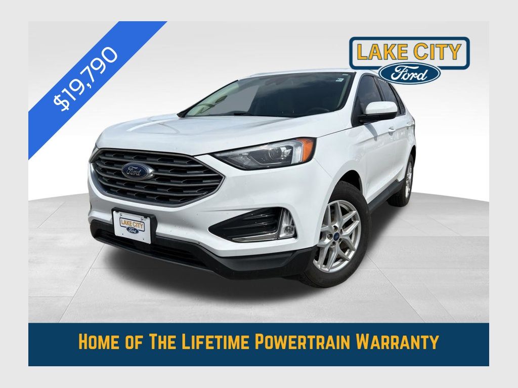 Oxford White 2022 Ford Edge SEL AWD SUV / Crossover All-Wheel Drive 8-Speed Automatic