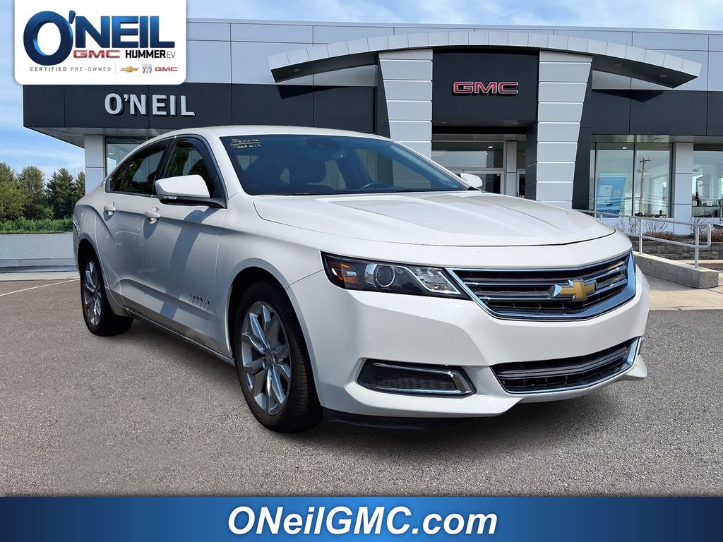 Summit White 2016 Chevrolet Impala Sedan Front-Wheel Drive 6-Speed Automatic Overdrive