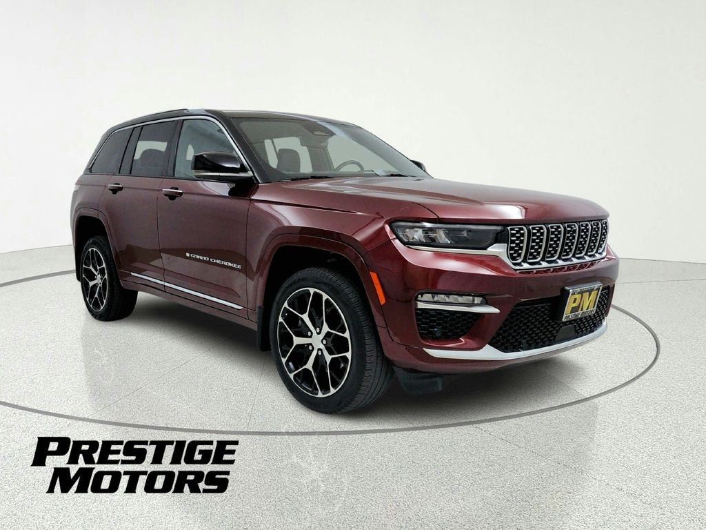 Velvet Red Pearlcoat 2022 Jeep Grand Cherokee 4xe SUV / Crossover Four-Wheel Drive 8-Speed Automatic