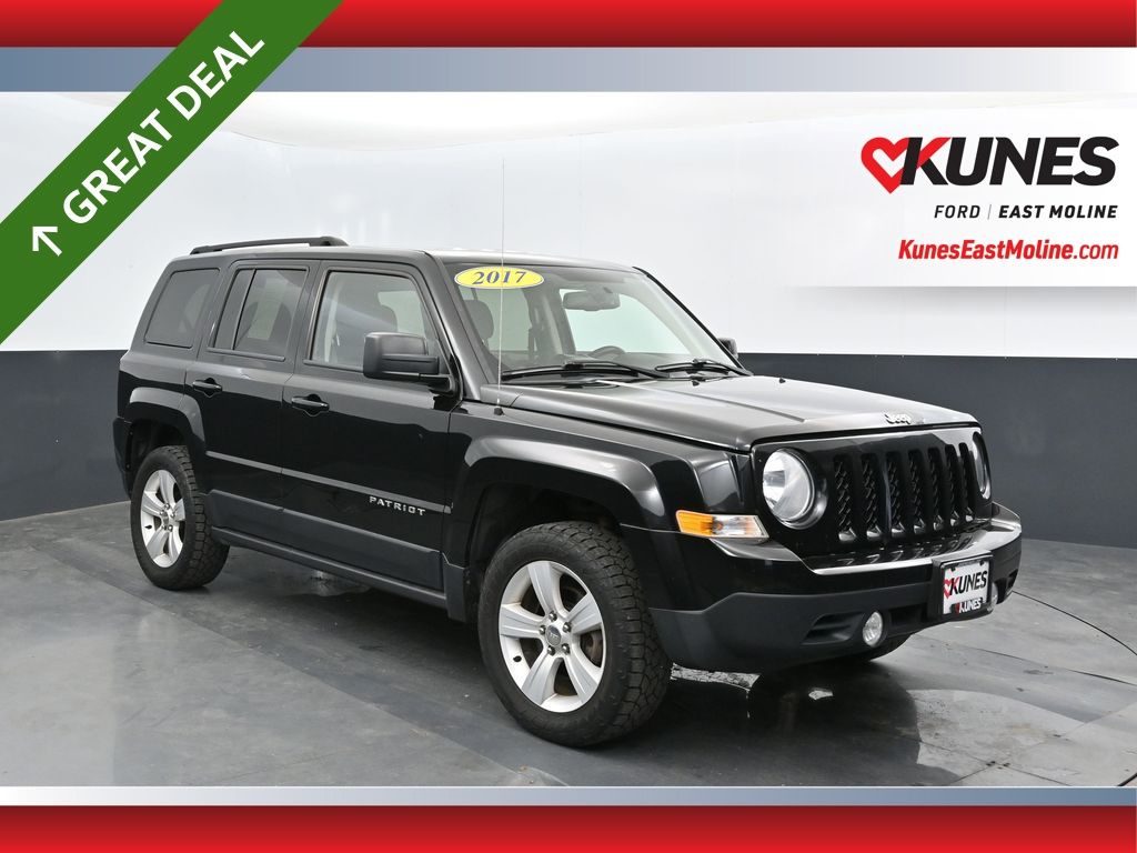 Black Clearcoat 2017 Jeep Patriot Latitude 4WD SUV / Crossover Four-Wheel Drive 6-Speed Automatic