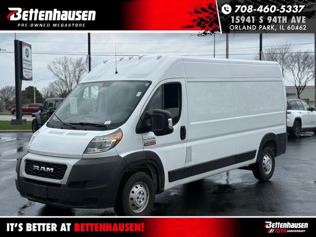Bright White Clearcoat 2020 RAM ProMaster 2500 159 High Roof Cargo Van FWD Van Front-Wheel Drive 6-Speed Automatic