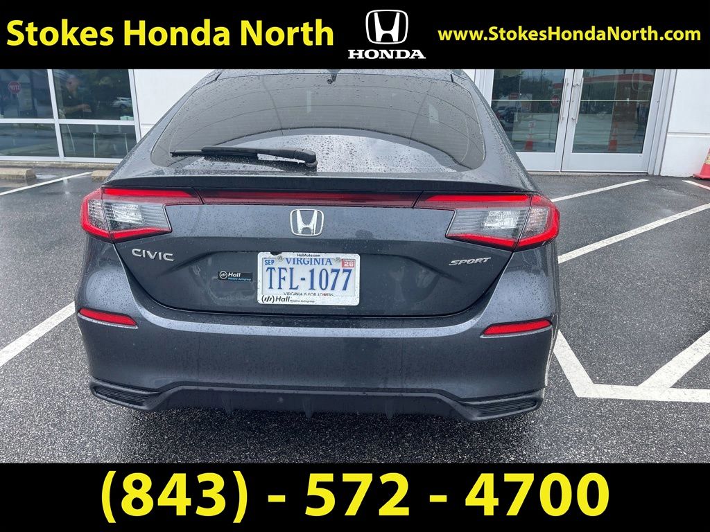 2025 Honda Civic Sport Gray at Stokes Honda North