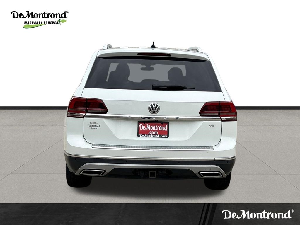 2019 Volkswagen Atlas SEL White at Durrett Motor Company