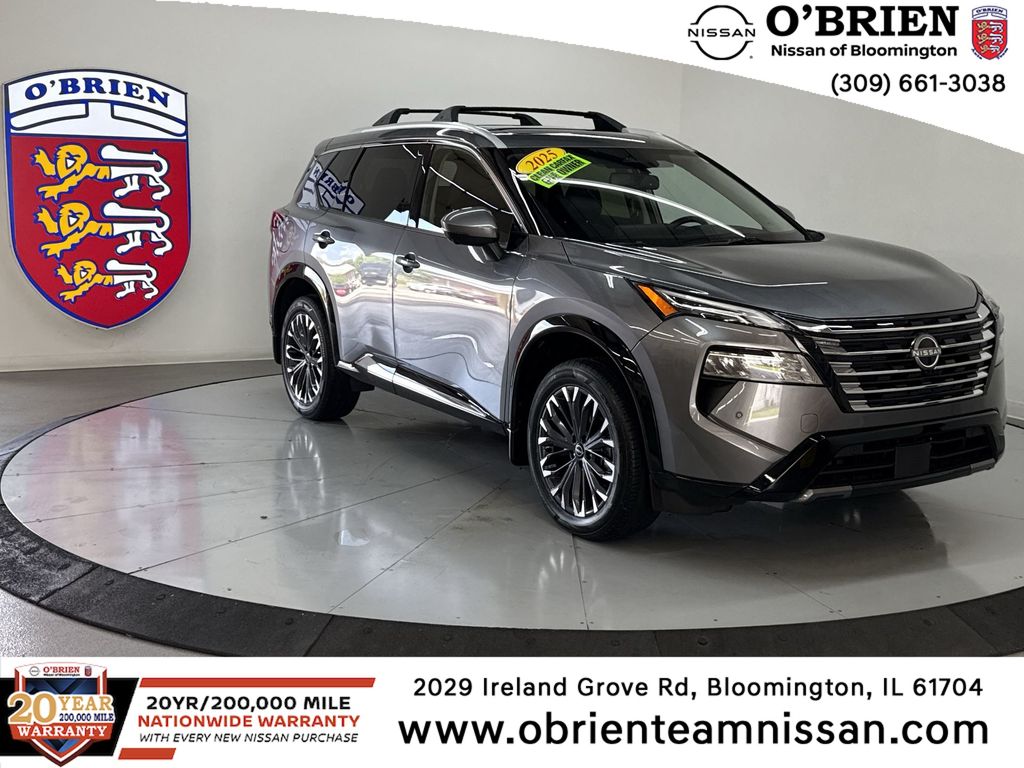 Gray (Gun Metallic) 2025 Nissan Rogue SUV / Crossover Front-Wheel Drive Continuously Variable Transmission