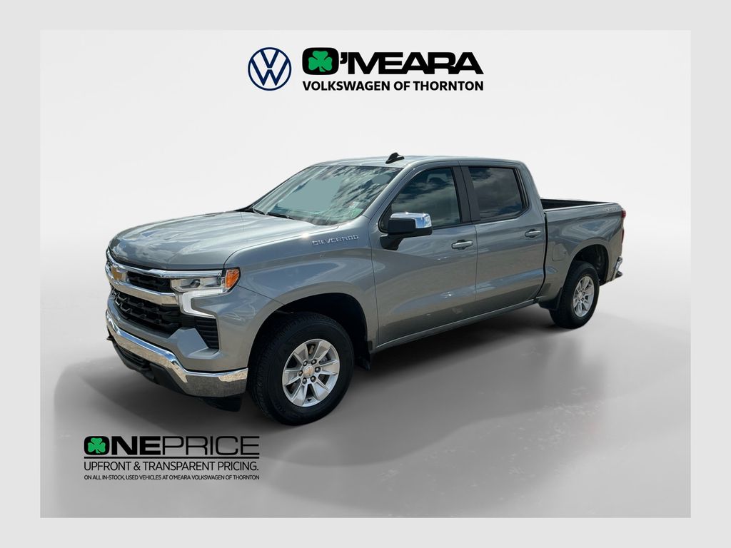Sterling Gray Metallic 2025 Chevrolet Silverado 1500 Pickup Truck Four-Wheel Drive Automatic
