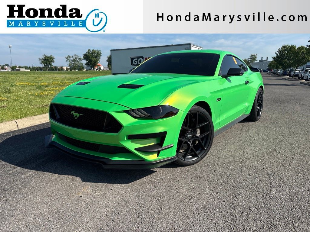 Velocity Blue Metallic 2020 Ford Mustang Coupe Rear-Wheel Drive Automatic