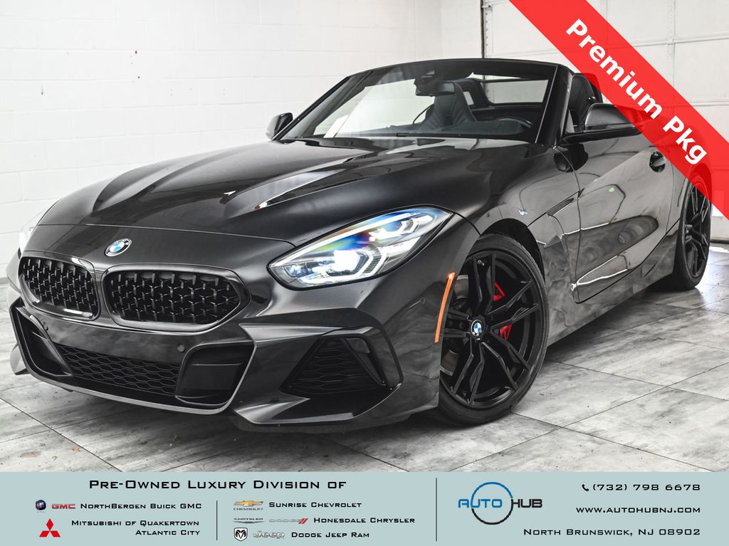 Black Sapphire Metallic 2022 BMW Z4 M40i RWD Convertible Rear-Wheel Drive 8-Speed Automatic
