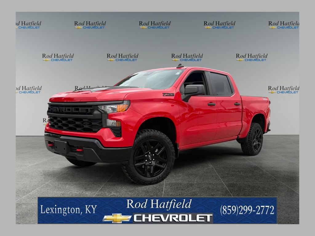 Red Hot 2023 Chevrolet Silverado 1500 Pickup Truck Four-Wheel Drive 8-Speed Automatic