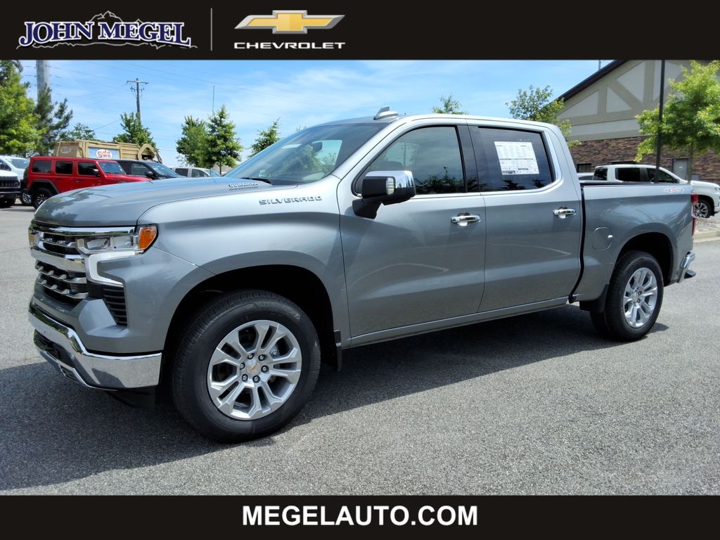 Sterling Gray Metallic 2026 Chevrolet Silverado 1500 Pickup Truck Four-Wheel Drive Automatic